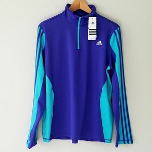 Adidas Climalite half zip long sleeve